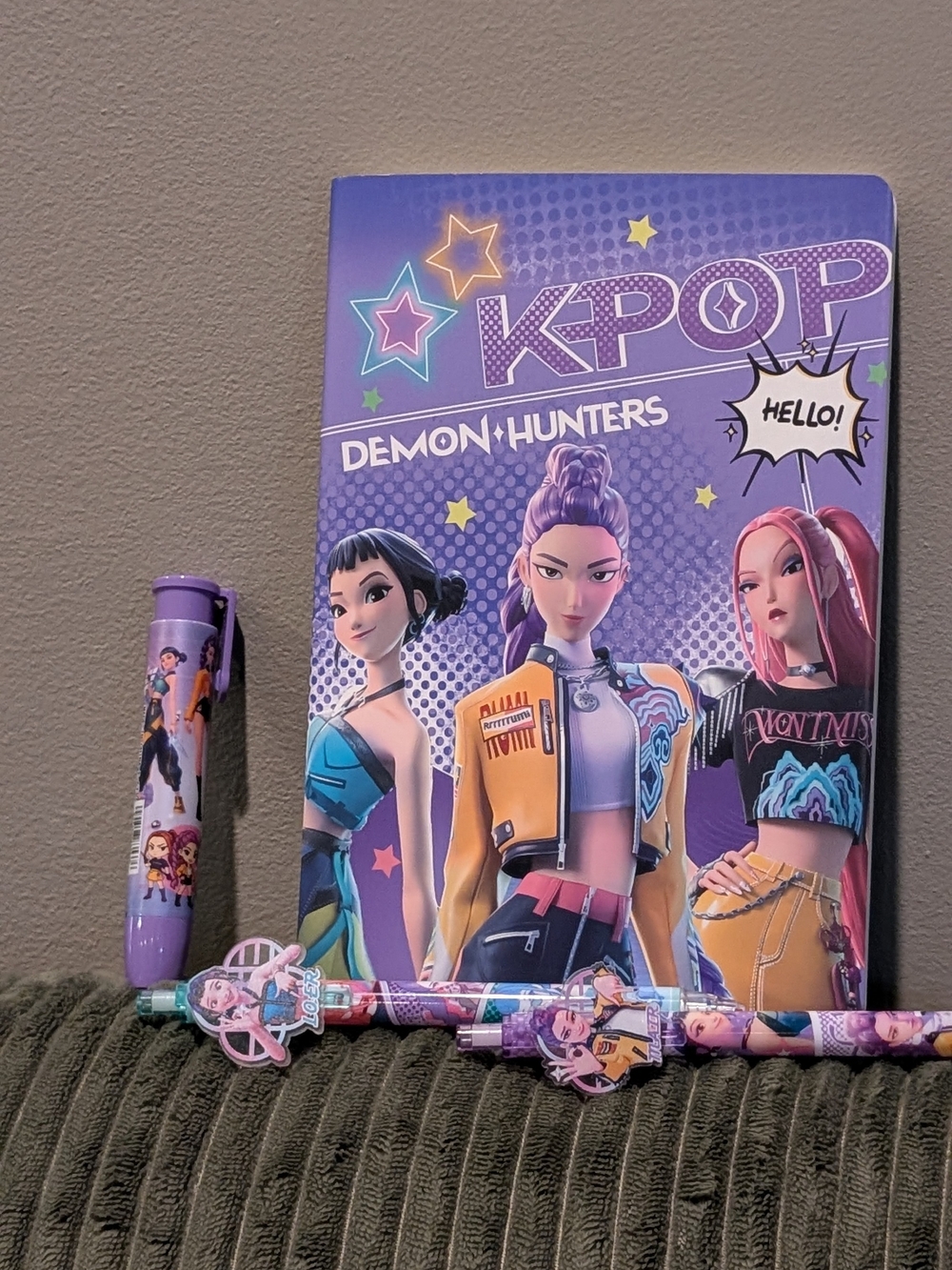 New K-pop Demon Hunters Notebook Set